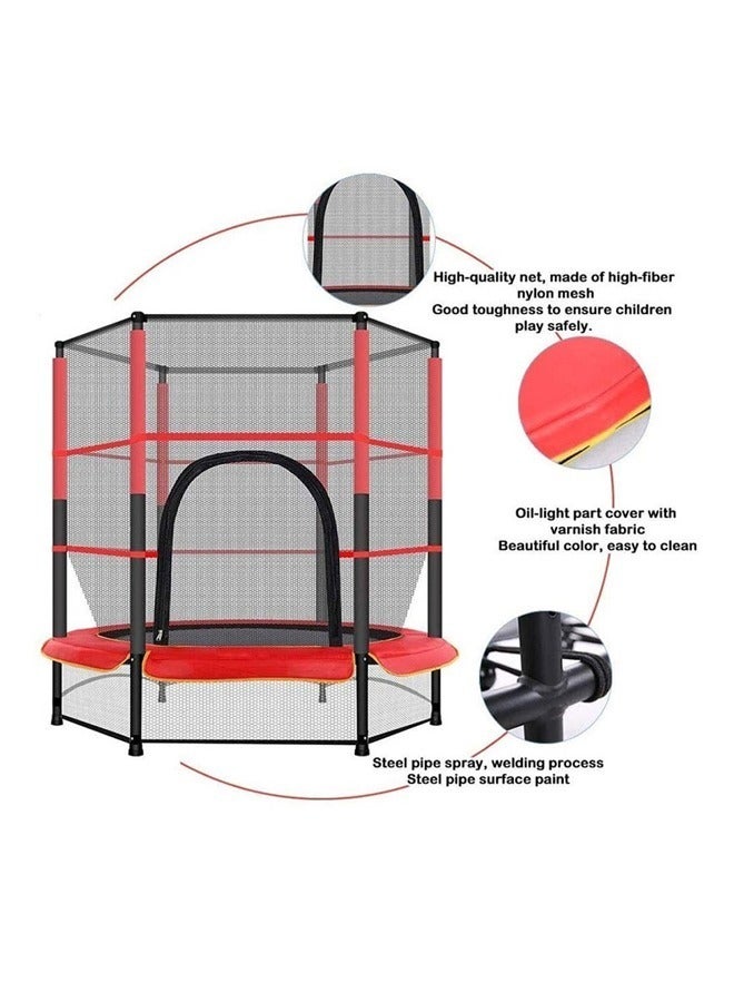 Heavy Duty Indoor Bouncy Trampoline With Safety Net For A Fun And Safe Time - Image 5