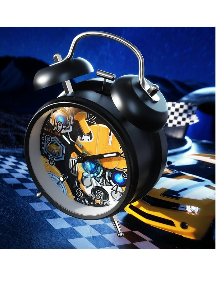 ZGO Children's Exclusive Silent Cartoon Bedside Clock, Bedroom Alarm Clock - Image 2