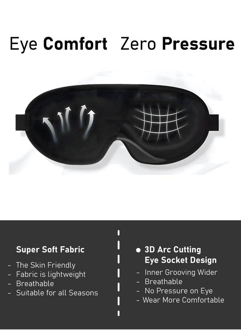 TRENZ - Soft and Darkening 3D Eye Mask: The Perfect Sleep Anytime, Anywhere - Image 1