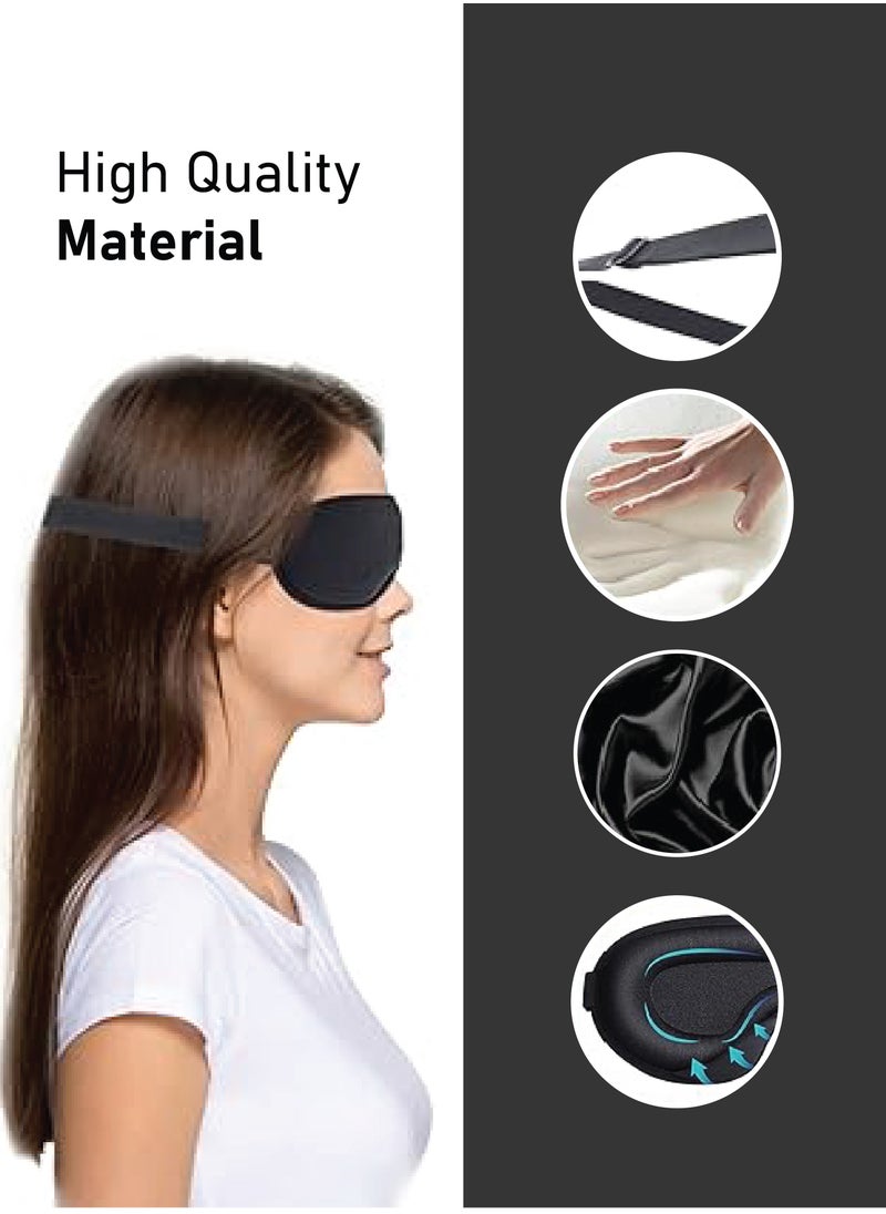 TRENZ - Soft and Darkening 3D Eye Mask: The Perfect Sleep Anytime, Anywhere - Image 1