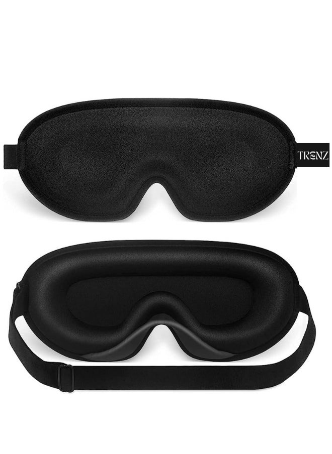 TRENZ - Soft and Darkening 3D Eye Mask: The Perfect Sleep Anytime, Anywhere - Image 1
