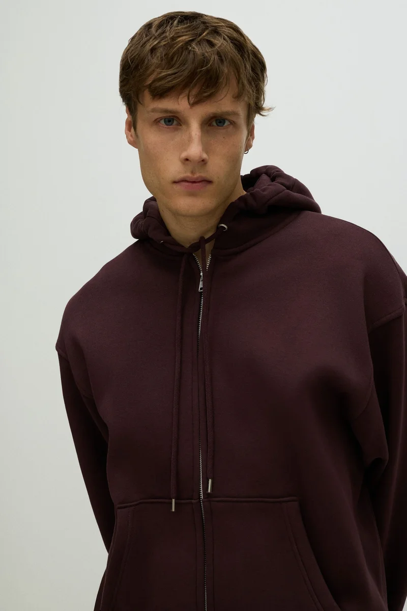 H&M Loose  Fit Zip-through hoodie