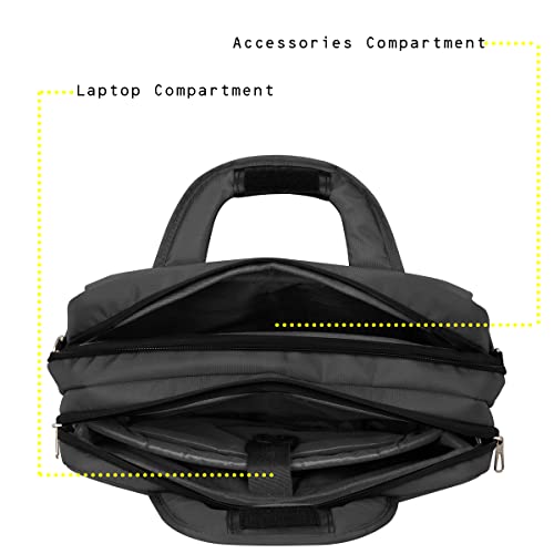 COSMUS Office Laptop Bag Epilax Grey Laptop Messenger Bag - Unisex-Adult - Image 3