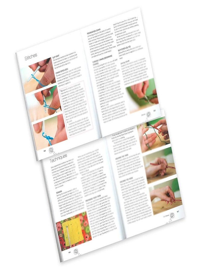 Craft County Step-by-Step Project Workbooks – Fun Activity Ideas for Macrame, Paracord, and Quilting – Hip Crochet - Image 3