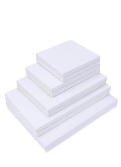 10-Piece Stretched Canvas Artist Painting Panel Boards White - pzsku/Z6DBC3F25FCC5A200079FZ/45/_/1720975303/a70f41f9-c265-4113-93cb-fae176228fa6