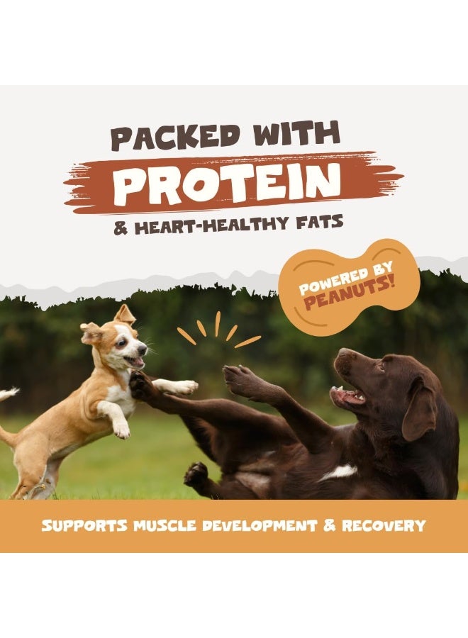 Pets Purest Dog Peanut Butter - 100% Natural Peanut Butter For Dogs & Puppy. Healthy Source of Protein Dog Treat Paste 340g - Free From Palm Oil, Xylitol, Salt, Wheat & Gluten. No Added Sugar - Image 3
