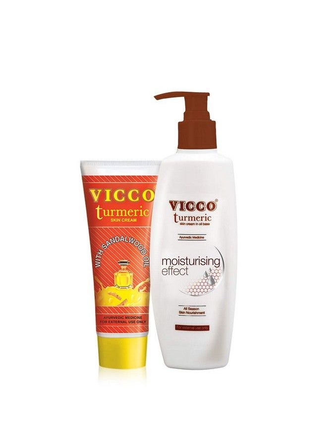 VICCO Vicco Turmeric Skin Cream70G+Vicco Body Lotion300G  - Image 2