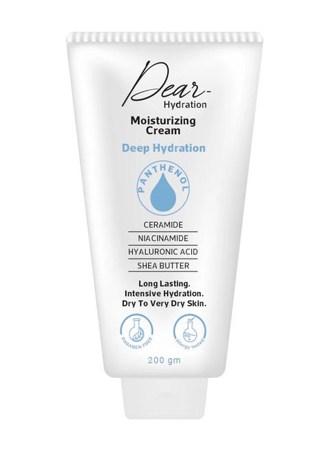 Dear Deep Hydration Cream - Intense Moisture for Soft & Smooth Skin 200 ml