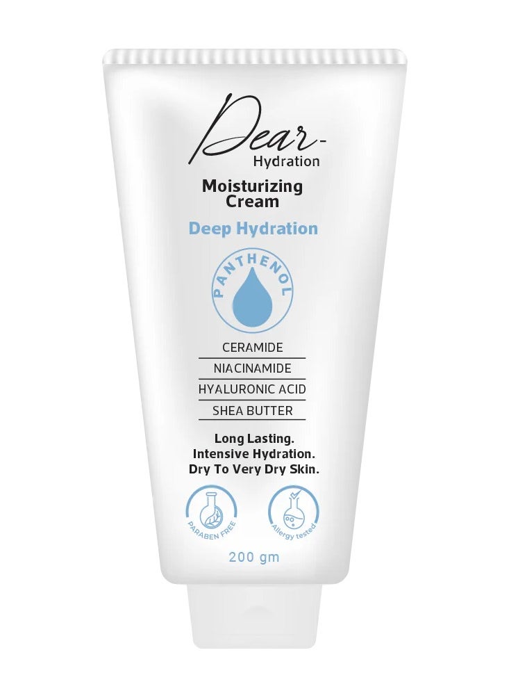 DEAR - Dear Deep Hydration Cream - Intense Moisture for Soft & Smooth Skin 200 ml - Image 1