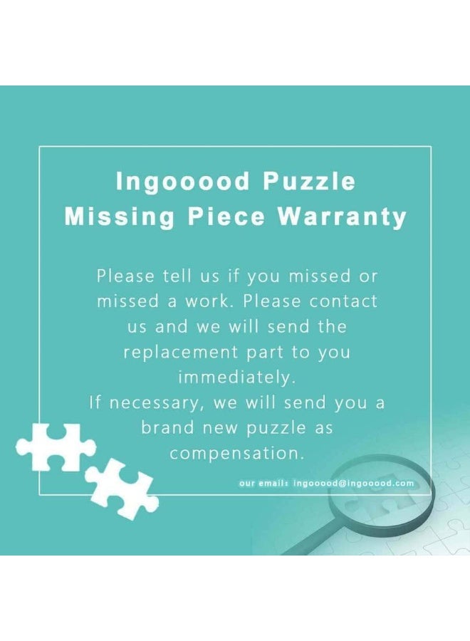 Ingooood Jigsaw Puzzle 1000 PiecesSneak Peek Series  Owl  Entertainment Toys for Adult Special Graduation or Birthday Gift Home Decor - Image 4