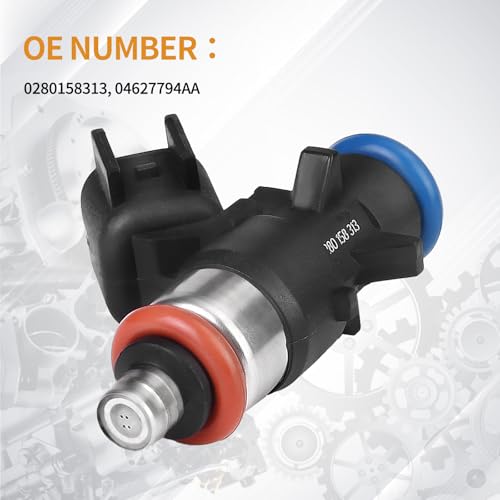 AISHAN Set of 6 Fuel Injectors 0280158313 Injector for Jeep Cherokee V6 32L 20142017 04627794AA 4 Holes - Image 3