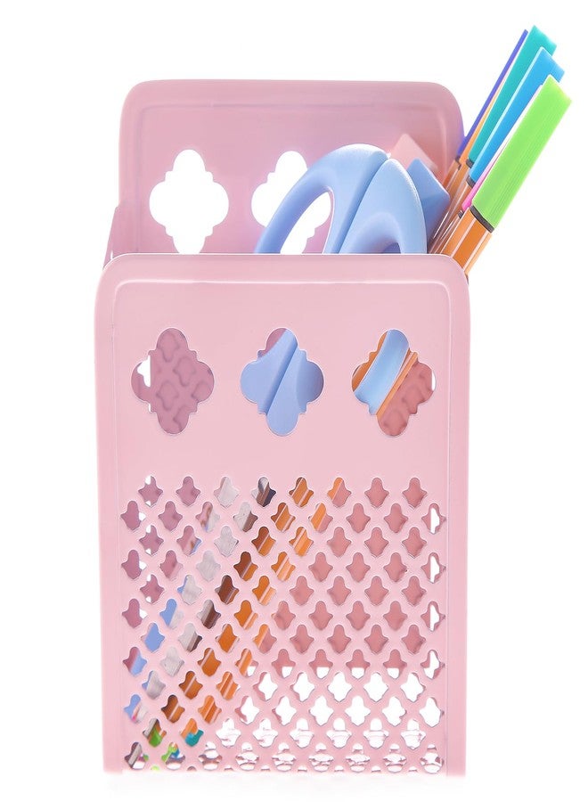 zeyce Magnetic Pen Holder,Magnetic Dry Erase Marker Holder,Strong Magnet Storage Marker Pen Pencil Organizer for Refrigerator,Whiteboard,Locker Accessories (Blush, Pack of 1) - Image 3