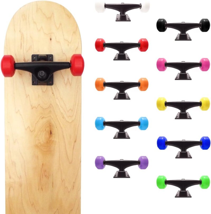 VJ 5.0 Skateboard Trucks, Skateboard Wheels 52mm, Skateboard Bearings, Skateboard Pads, Skateboard Hardware 1" - Image 5