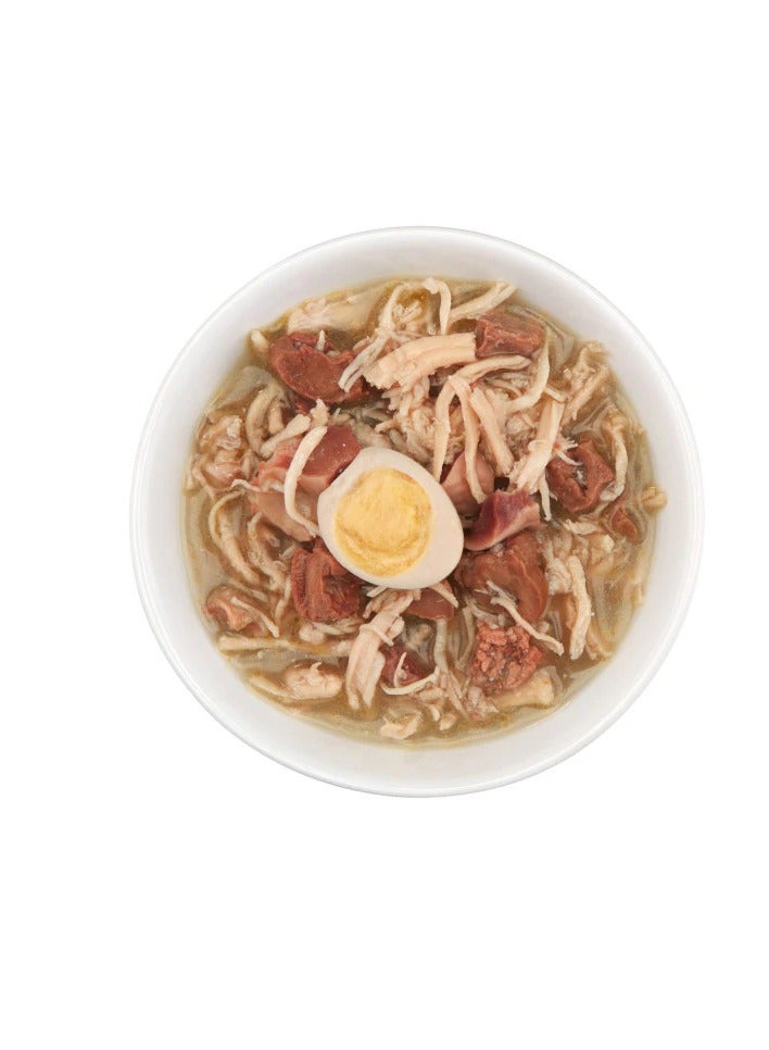 Schesir Set of 12 Cans Cat Wet Food of Chicken with Quail Egg in Broth - Image 2