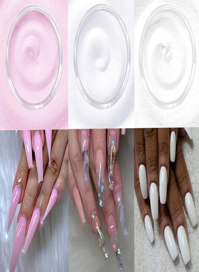 Brille Bee® Professional Nail Art Acrylic Powder Nail Art Tips Builder Acrylic Nail Powder for Acrylic Nails Extension 15gm (Pink) - Image 5
