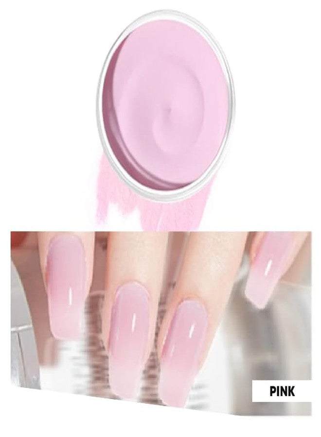 Brille Bee® Professional Nail Art Acrylic Powder Nail Art Tips Builder Acrylic Nail Powder for Acrylic Nails Extension 15gm (Pink) - Image 2