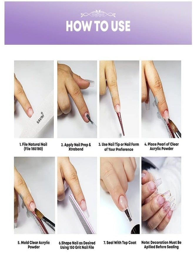 Brille Bee® Professional Nail Art Acrylic Powder Nail Art Tips Builder Acrylic Nail Powder for Acrylic Nails Extension 15gm (Pink) - Image 3