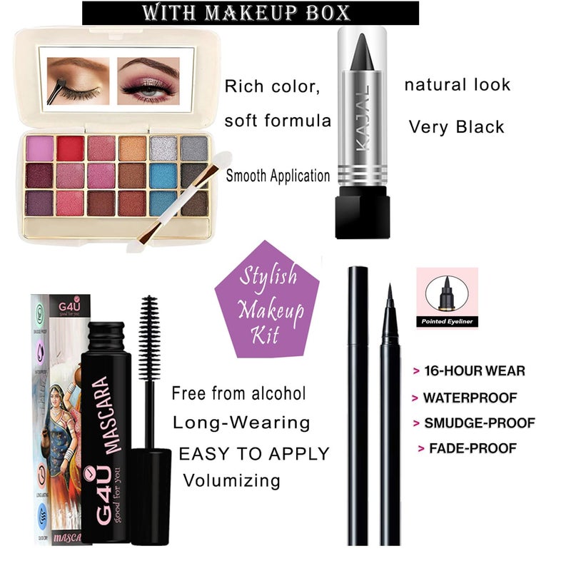 G4U G4U Makeup kit for Women All In One Makeup Kit Set With Makeup Box 001 - Image 3
