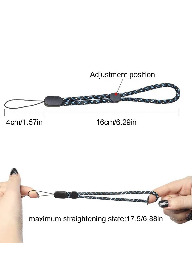 Generic - Adjustable Hand Wrist Strap Lanyard 21.5 CM, 6 Pack 6 Color Colorful Nylon Strap for GoPro, Camera, Keys, Keychain, Phone, USB Flash Drive, Joy-Con, Wallet, ID Name Tag Badge - Image 1
