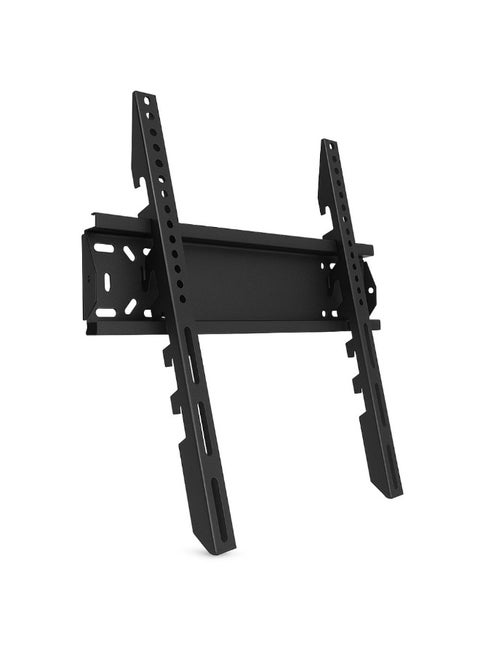 حامل جداري ثابت للتلفزيون ST 6500، مناسب لأجهزة تلفزيون LCD وLED من 42 إلى 65 بوصة، يتحمل وزنًا ثقيلًا يصل إلى 60 كجم، يدعم معيار VESA العالمي، سهل التركيب، لون أسود