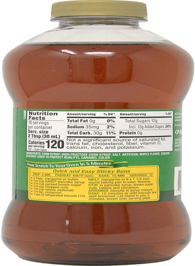 Karo Pancake Syrup, 16 fl oz (Pack of 4) with Karo Measuring Spoon - Image 2