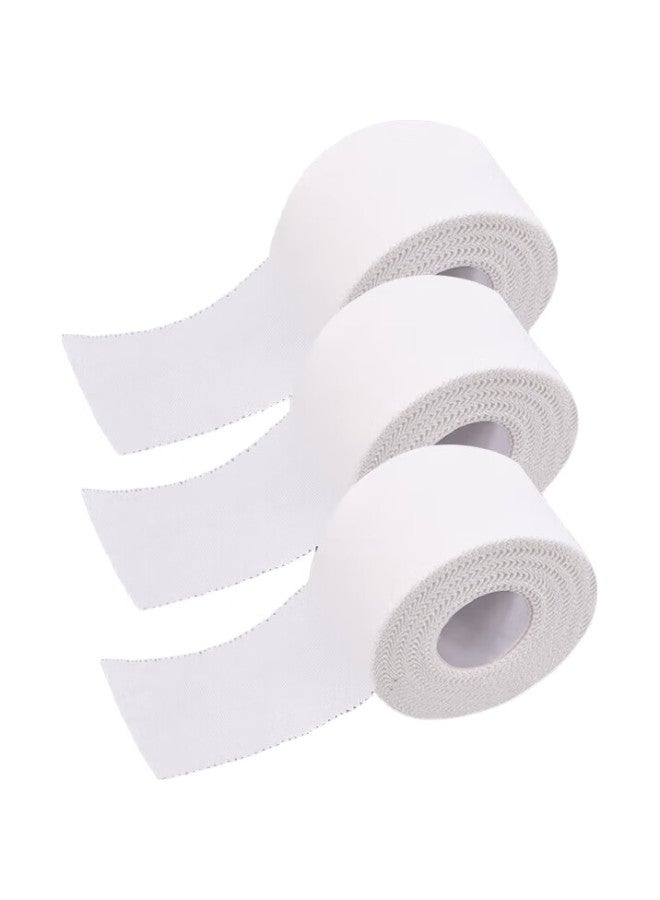 chidong [3 Volumes] White Adhesive Tape, Muscle Tape, Bandage, Sprain Fixation Tape, Non-Elastic, 3.8Cm X 13.7M - Image 1