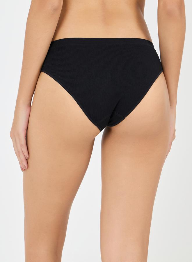 ستايلي مجموعة من 4 سراويل داخلية سادة بلا درزات - Image 5