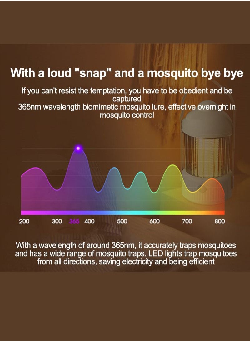 Rechargable Multifunction Mosquito Killing Lamp 5W 4000mAh BG-006 Yellow
