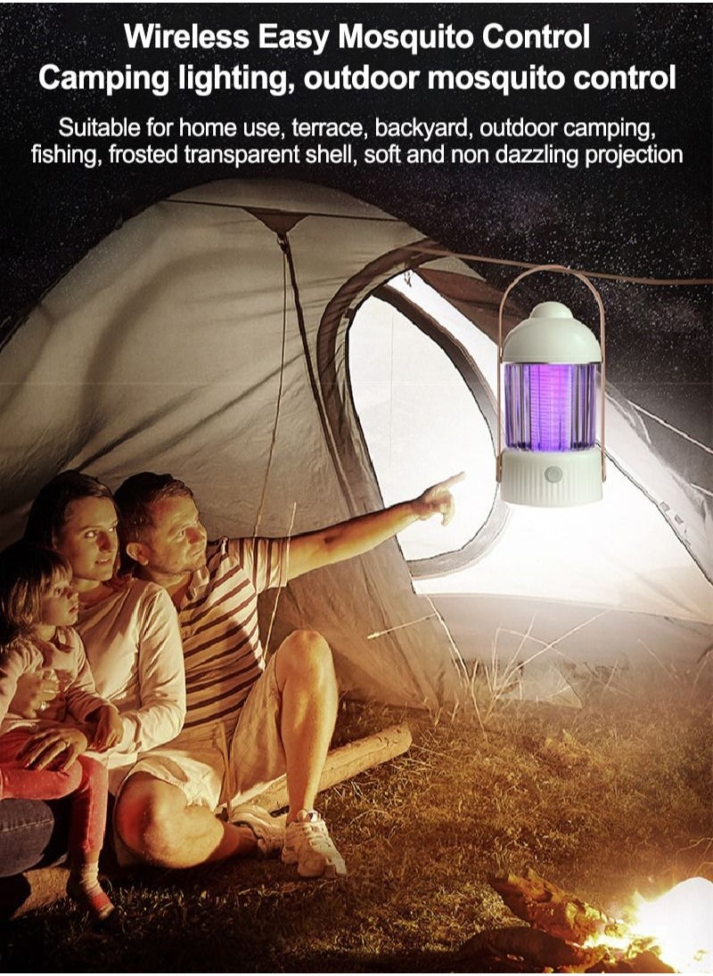 Rechargable Multifunction Mosquito Killing Lamp 5W 4000mAh BG-006 Yellow