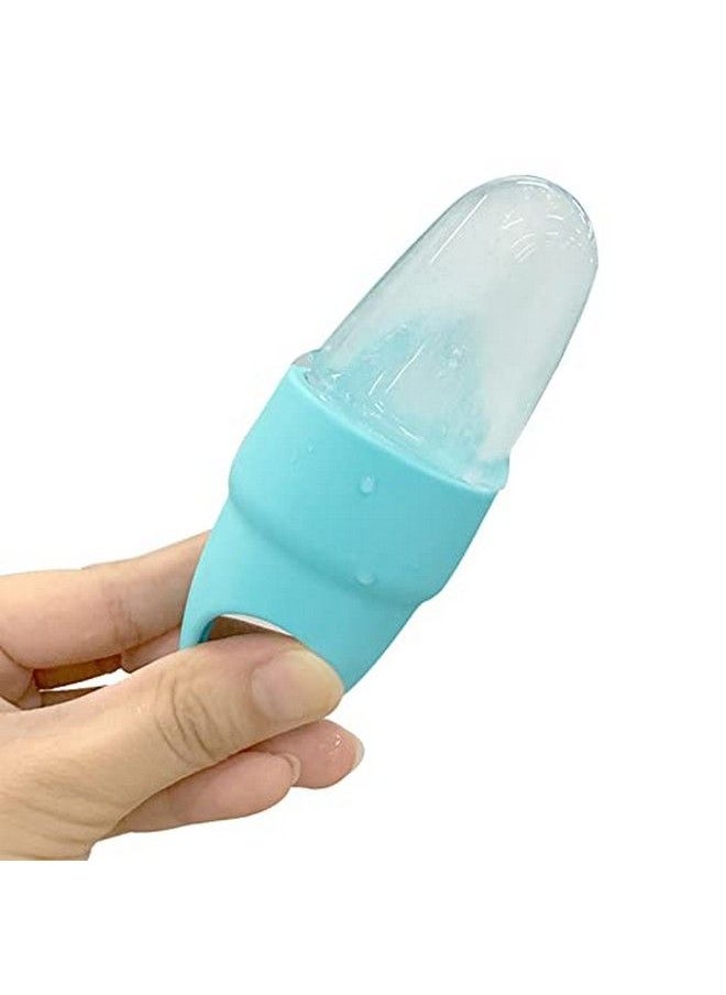 PASNOWFU - Small Ice Face Roller Ice Cube Eyes And Neck Brighten Skin & Enhance Your Natural Glow Reusable Facial Treatment To Tighten & Tone Skin & Depuff The Eye Area Cryotherapy For Face (Blue) - Image 1