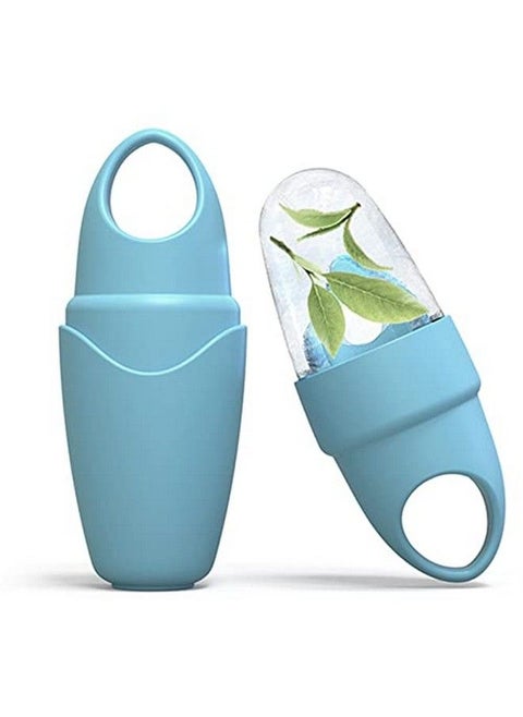 Small Ice Face Roller Ice Cube Eyes And Neck Brighten Skin & Enhance Your Natural Glow Reusable Facial Treatment To Tighten & Tone Skin & Depuff The Eye Area Cryotherapy For Face (Blue)