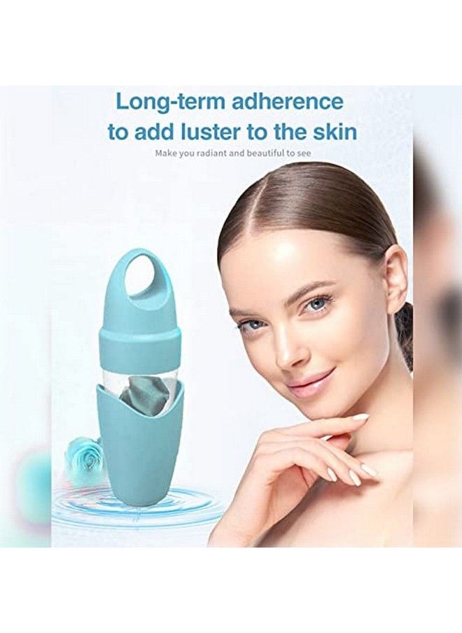 PASNOWFU - Small Ice Face Roller Ice Cube Eyes And Neck Brighten Skin & Enhance Your Natural Glow Reusable Facial Treatment To Tighten & Tone Skin & Depuff The Eye Area Cryotherapy For Face (Blue) - Image 1