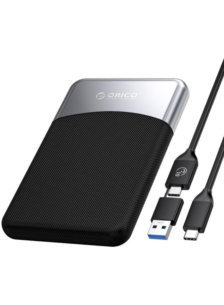 ORICO 512GB External SSD with 2 in 1 USB C Cable, Portable Solid State Drive USB 3.2 Gen 1 Up to 460MB/s, Dust and Drop Resistance, Reliable Storage for USB-C Smartphone, PC, Tablet, Labtop - M25PRO - Image 1
