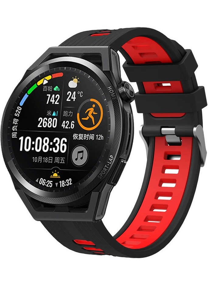 Yuem - Galaxy Watch 46MM Silicone Band Sturdy, Flexible Silicone Material Krd-55 Silicone Band - Image 1