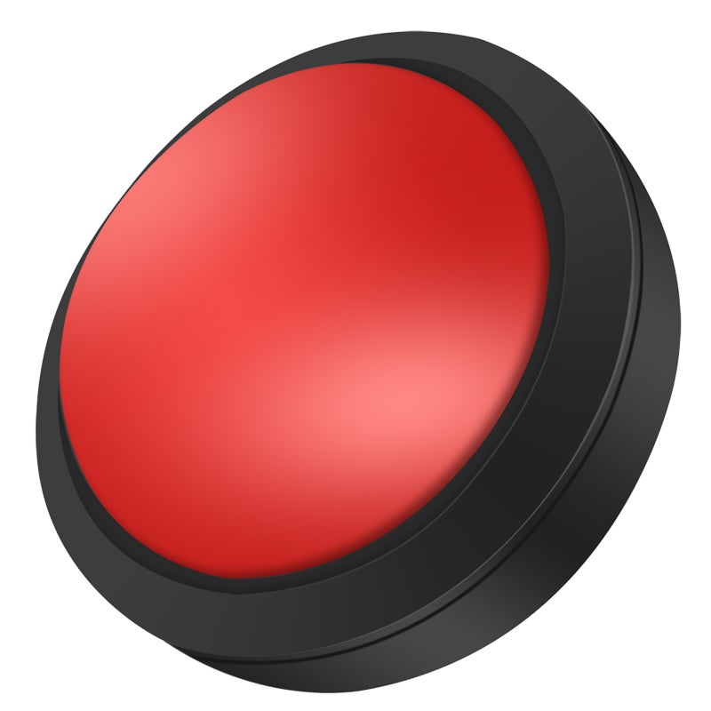 100mm Massive Arcade Button with LED Convexity Console Replacement(white) - Image 2
