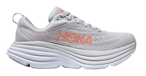 HOKA Women's Bondi 8 Sneaker, Hmlr Harbor Mist Lunar Rock, 6.5 - Image 1