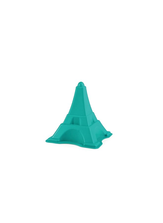 Hape Eiffel Tower Sand S R Mold Toy For Toddlers Sand And Beach Toys For Kids Durable Plastic Mold For Beach Sand Green Color Ages 18 Months And Up - Image 1