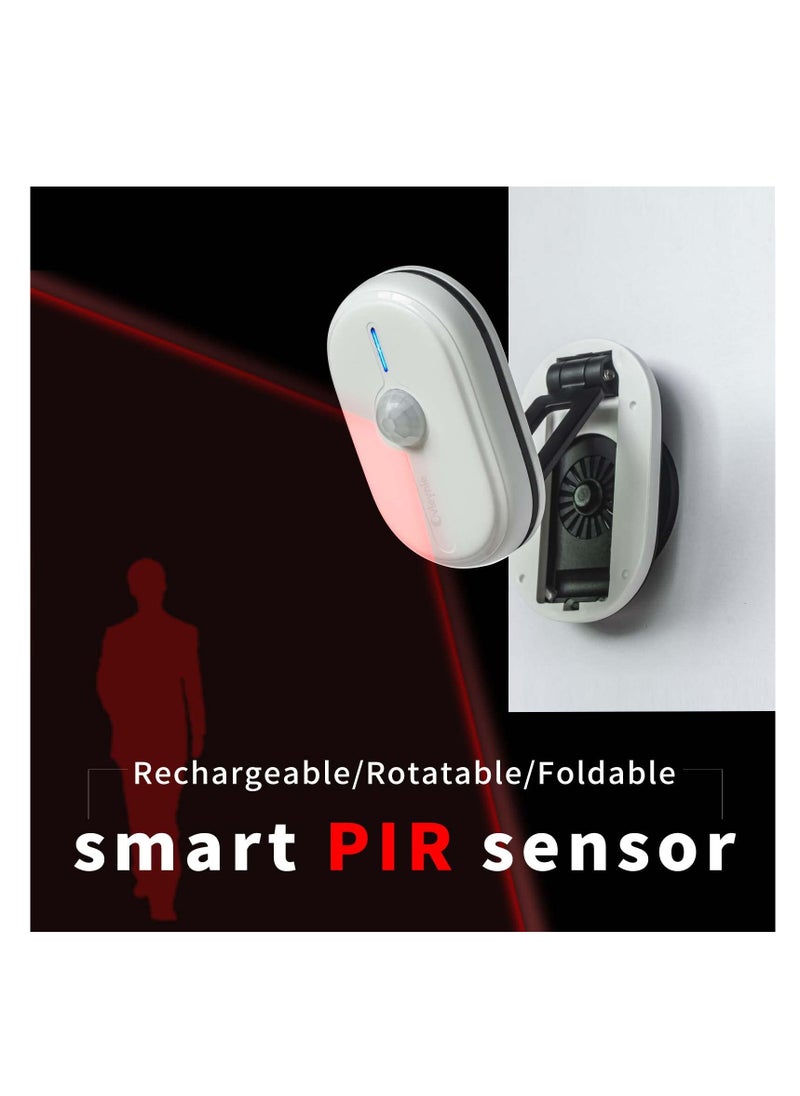 SYOSI - Motion Sensor Fit for Smart Life Zigbee 3.0, Rechargeable Motion Detector Sensor PIR, for Home Security Work with Smart Life Devices Build-in Tuya Smart Life APP (Tuya Smart Life Zigbee Hub Required) - Image 1