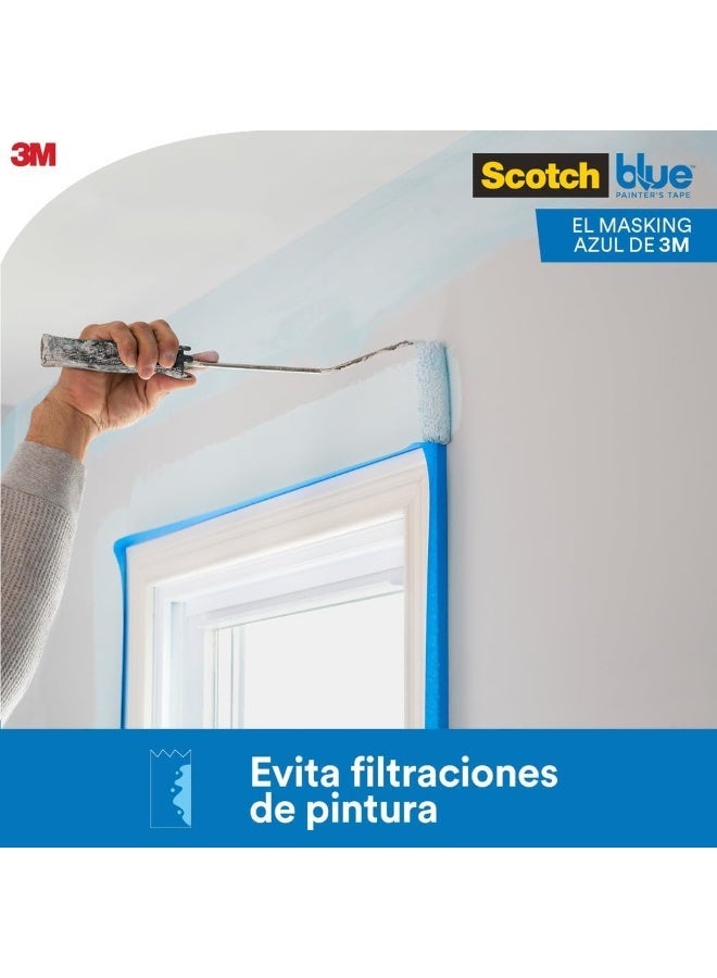 3M ScotchBlue Original Multi-Surface Painter’s Tape, 1.88 inches x 60 yards, 2090, 1 Roll - Image 3