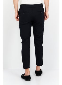 Selected Homme Men Carrot Fit  Solid Chino Pants, Dark Navy  - Image 3