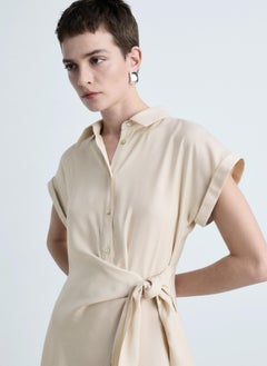MANGO Wrap Shirt Dress  - Image 3