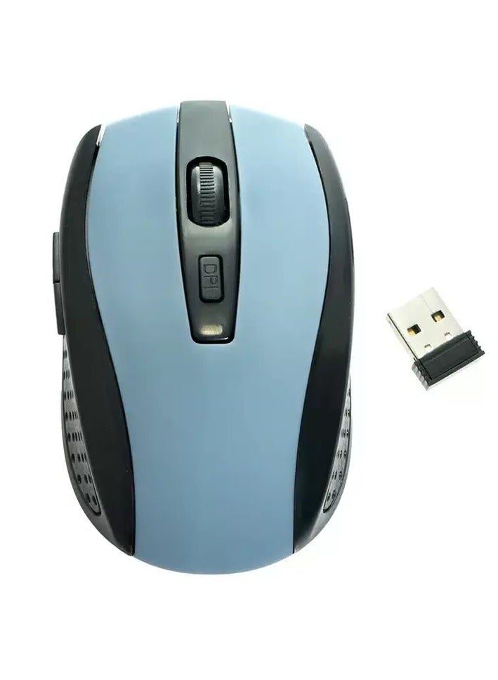 FLARX Wireless Optical Mouse – 6 Buttons, 3 DPI Modes, Ergonomic Design