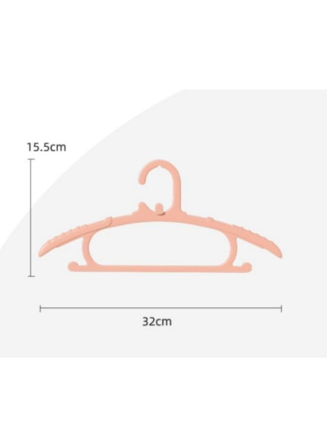 GGEROU 30 Pieces Baby Clothes Hangers, Toddlers Kids Clothes Hangers Velvet Kids Toddlers Coat Hangers Pink - Image 2