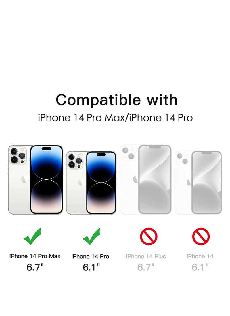 Raxoom Camera Lens Protector for iPhone 14 Pro 6.1-Inch and iPhone 14 Pro Max 6.7-Inch, 9H Tempered Glass Metal Individual Ring Cover, HD Clear, 3-Pack (Silver) - Image 2