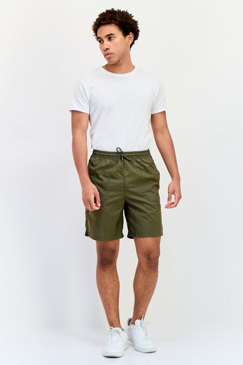 Reebok Men Sportswear Fit Training Shorts, Dark Khaki  - Image 3