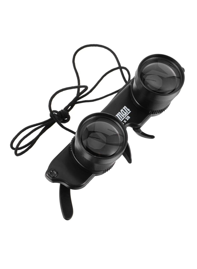 Professional Hands-Free Binocular Glasses, 3 x 28 Binocular, for Fishing, Bird Watching, Travel, Sightseeing, Outdoor Sports, Concerts, Opera, TV, Hands-Free Opera Glasses for Adults Kids - Image 3