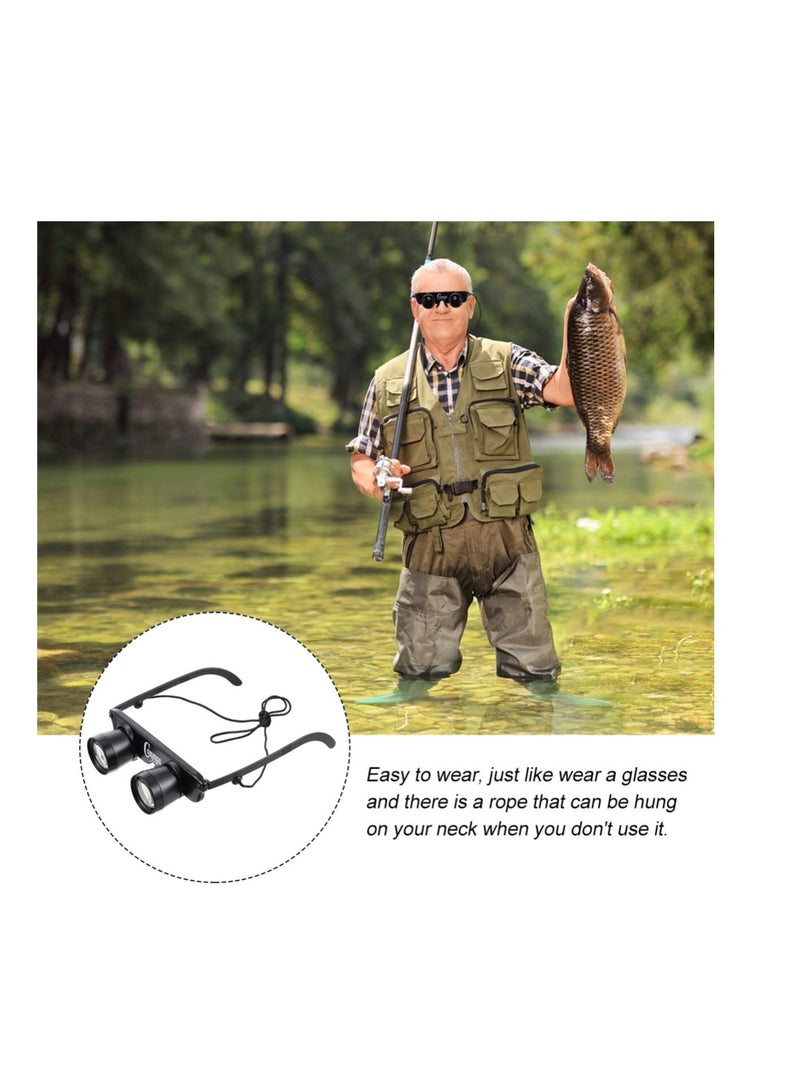Professional Hands-Free Binocular Glasses, 3 x 28 Binocular, for Fishing, Bird Watching, Travel, Sightseeing, Outdoor Sports, Concerts, Opera, TV, Hands-Free Opera Glasses for Adults Kids - Image 2