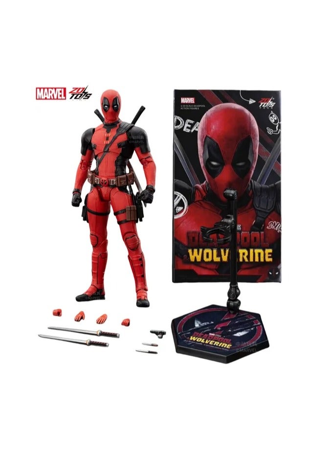 عام مجسمات أفلام 2024 Deadpool & Wolverine من مجموعة ZD Toys Deadpool & Friend للكبار، هدية للأطفال - Image 1