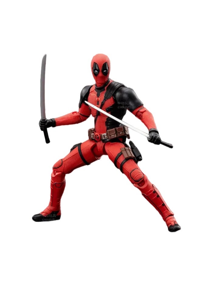 عام مجسمات أفلام 2024 Deadpool & Wolverine من مجموعة ZD Toys Deadpool & Friend للكبار، هدية للأطفال - Image 3
