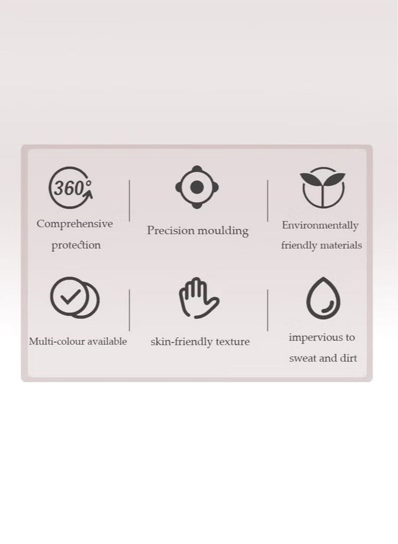 Case Cover for PS5/PS5 Slim Wireless Controller for Dual Sense Leather Texture Soft Silicone Protection Anti-scratch Anti-fall Case Cover Electronic game Machine Accessories - Image 2